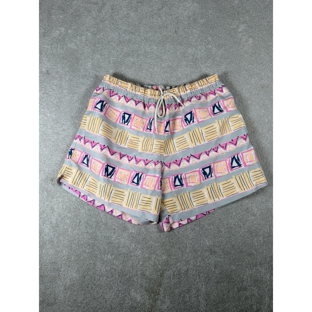 Chubbies Swimming Shorts Men's XL Abstract Cave Drawings pattern 5" Brief Lined